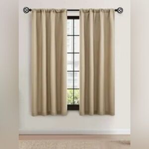 Stylish Cream Curtain Panels